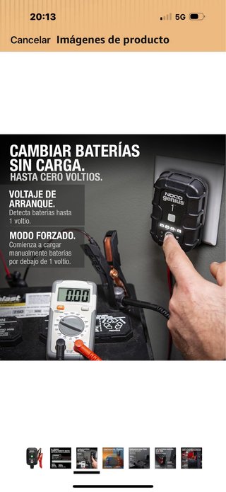 Cargador Baterías NOCO Genius1 6V/12V