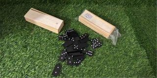 Juego de Dominó con Caja de Madera Pack de 34 UNID