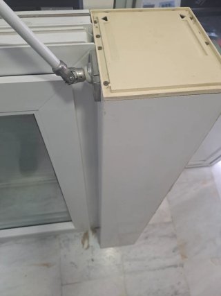 Ventana PVC Blanca con Manilla