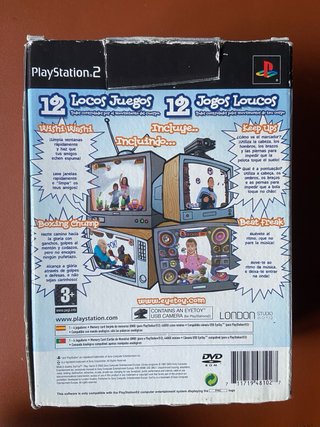 Cámara EyeToy USB PS2 + Juego EyeToy Play