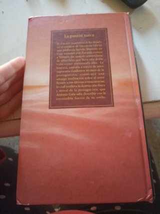 Libro biblioteca Antonio Gala la pasión turca