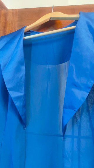 Conjunto Fiesta Azul Real: Vestido Encaje + levita