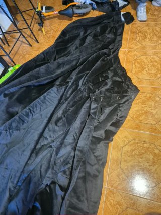 3 Cortinas Terciopelo Negras