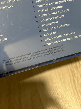 CDs The Beatles 1962-1970