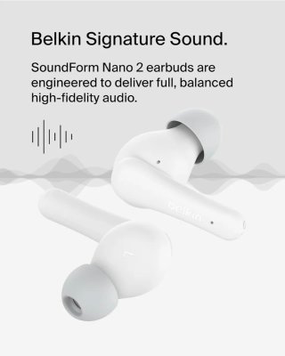 Belkin SoundForm Nano 2 Auriculares Inalámbricos