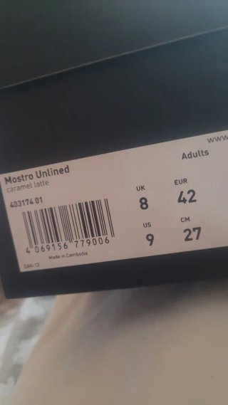 Zapatillas Puma Mostro Unlined Talla 42