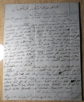 LOTE DE 3 CARTAS DEL SIGLO XIX