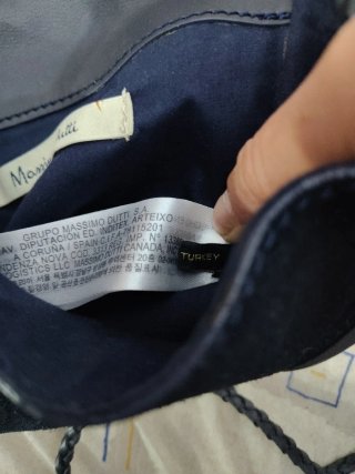 Bolso Massimo Dutti negro y amarillo