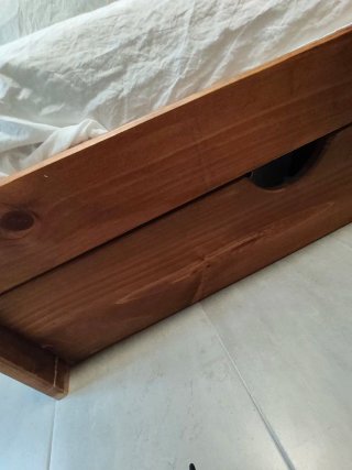 Cama individual Lufe con 2 cajones