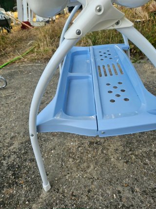 Bañera cambiador plegable Olmitos azul