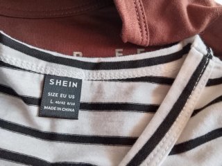 Lote 4 Camisetas SHEIN Cortas Talla L