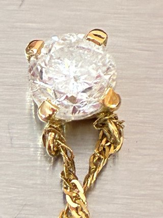 Colgante Oro 18k Diamante 1.03 Ct Natu