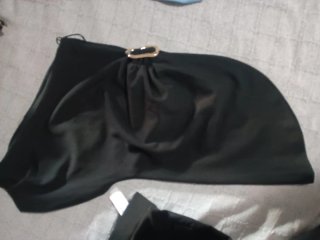 Conjunto Stradivarius Negro pantalón y blusaTalla