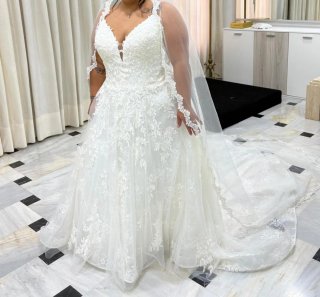 Vestido de Novia Encaje y Tul
