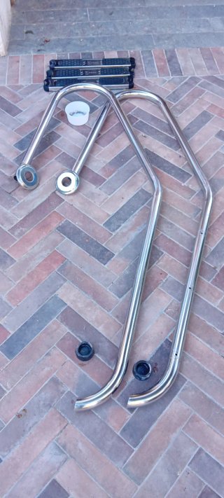 Escalera Piscina Acero Inoxidable AISI 316L 3 Peld