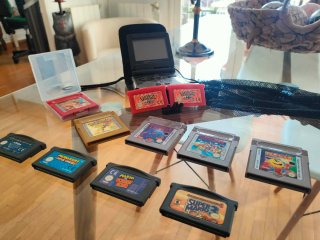 LOTE Game Boy Advance SP + Pokémon Rojo Fuego y +!
