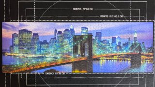 Puzzle Clementoni Manhattan Fluorescente 1000 Piez