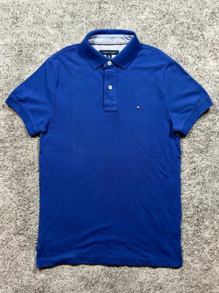 Tommy Hilfiger polo azul eléctrico S