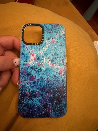 Funda Casetify iPhone 14 Flores Verdes