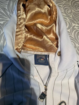 Sudadera Yankees Baseball Vintage Dorada Blanca