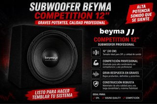 Pack 2 Subwoofers Rockford Fosgate y Beyma
