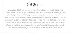 Lavadora Haier X5 Series 8kg CHOLLO