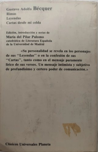 Rimas Leyendas Cartas desde celda