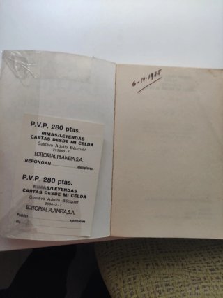 Rimas Leyendas Cartas desde celda