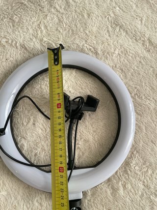 Aro de luz LED con trípode