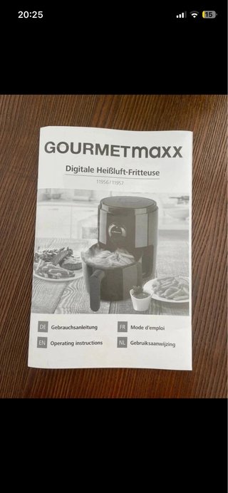 Friggitrice ad aria Gourmetmaxx verde
