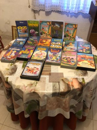 Lote Películas VHS Disney y Animación