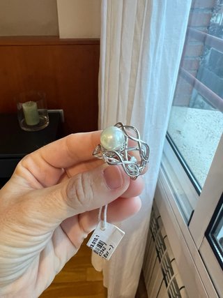 Anillo Majorica Plata 925 Perla