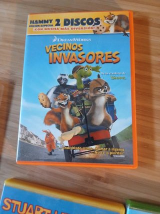 Lote 6 Películas DVD Infantiles (Español)