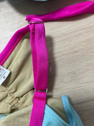 Bikini Brasileño Azul y Rosa