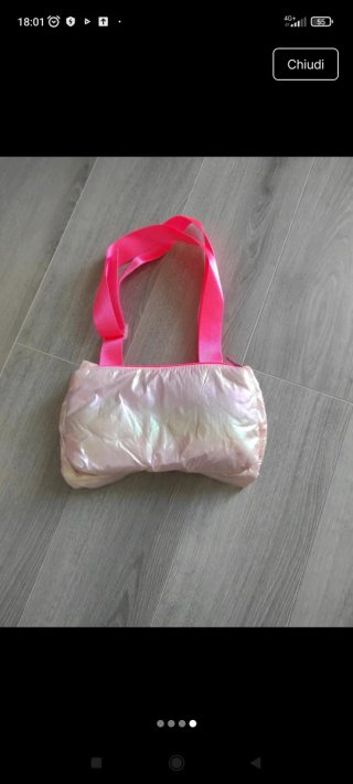 Borsetta bambina a tracolla con paillettes