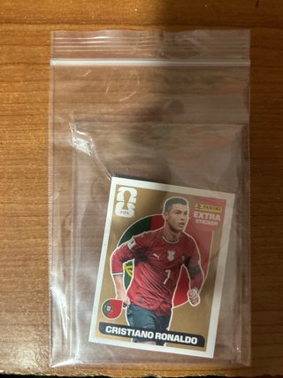 Cromo Cristiano Ronaldo Extra Sticker Bronce
