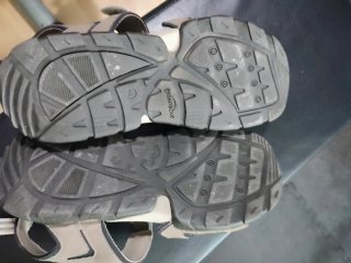 Sandalias Quechua Hombre Beige/Gris