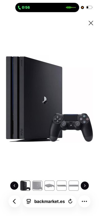 PS4 Pro Negra + Mando blanco y negro