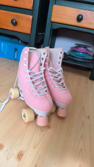Patines Quad Oxelo Rosa Talla 38