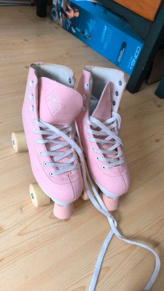 Patines Quad Oxelo Rosa Talla 38