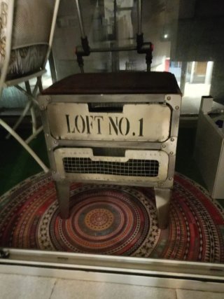 Mesita industrial Loft No.1