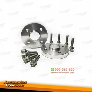 SEPARADORES 17 MM Ø57,0 4X100 PARA BMW, SEAT, VW