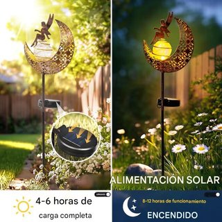 Luz Solar Hada Luna Giardino