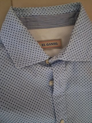 Camisa El Ganso Azul con lunares
