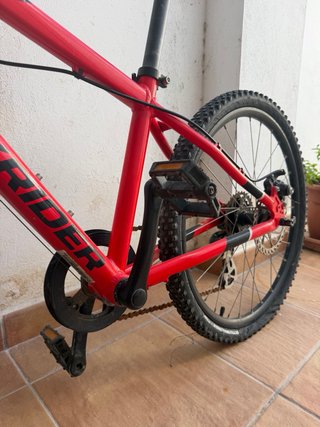 Bicicleta Rockrider Infantil Roja