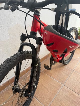 Bicicleta Rockrider Infantil Roja