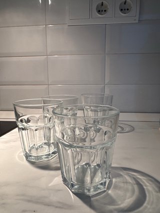 Vasos Ikea de cristal