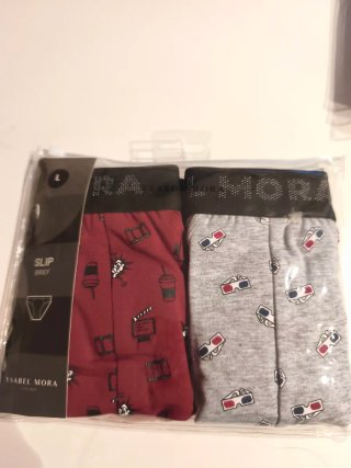 Pack 2 slips YSAEL MORA talla L