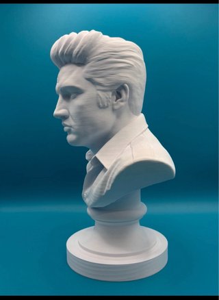 Busto Elvis 25cm Stampa 3D