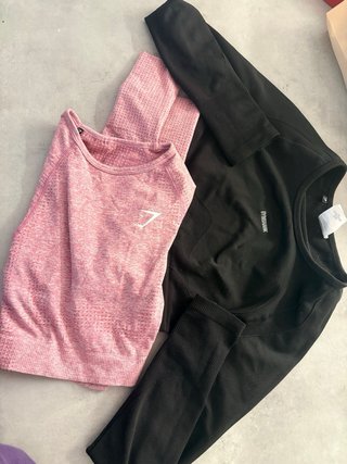 2 Tops Deportivos Gymshark Sin Costuras talla (S)